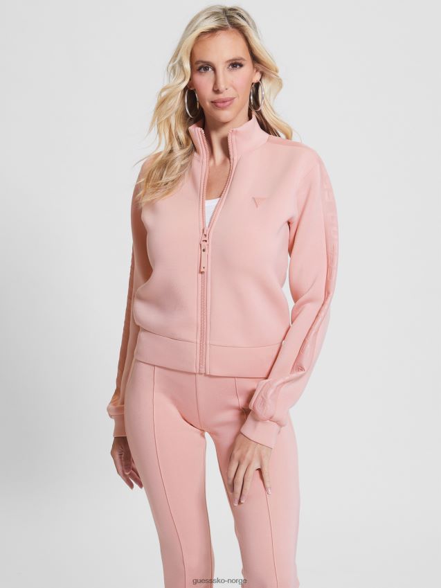 Guess eco allie scuba sweatshirt vibras lilla vibras lilla kvinner F0LJ809241