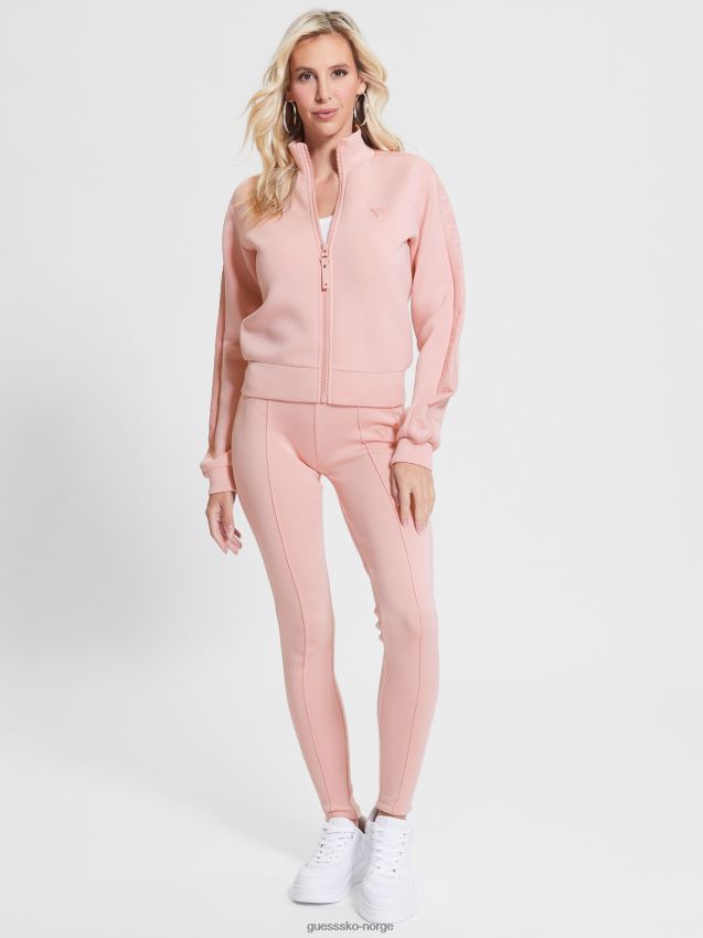 Guess eco allie scuba sweatshirt vibras lilla vibras lilla kvinner F0LJ809241