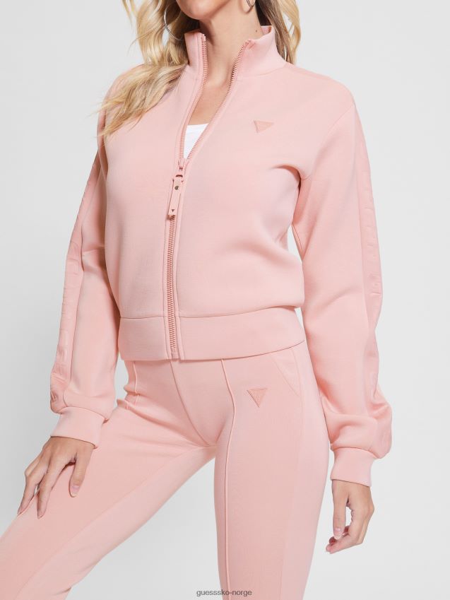 Guess eco allie scuba sweatshirt vibras lilla vibras lilla kvinner F0LJ809241