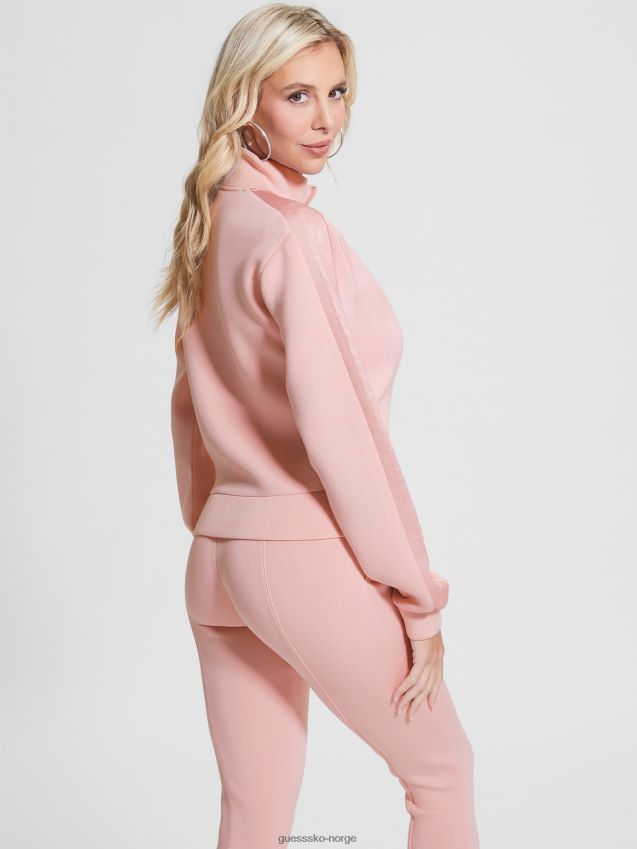 Guess eco allie scuba sweatshirt vibras lilla vibras lilla kvinner F0LJ809241