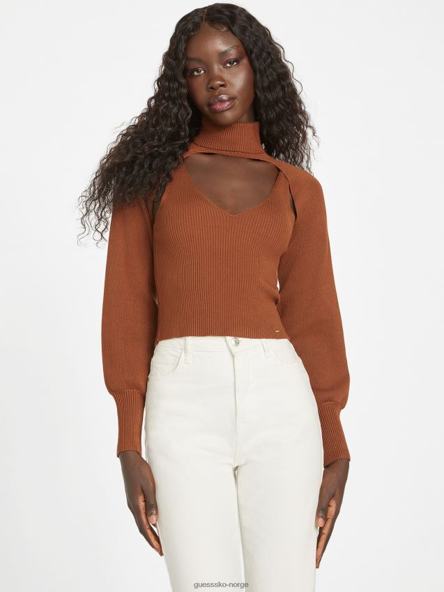 Guess eco effie bolero gensersett hickory manor hickory herregård kvinner F0LJ807206