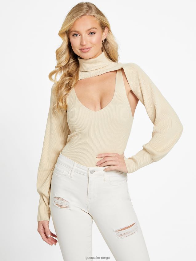 Guess eco effie bolero gensersett perle østers perle østers kvinner F0LJ807026