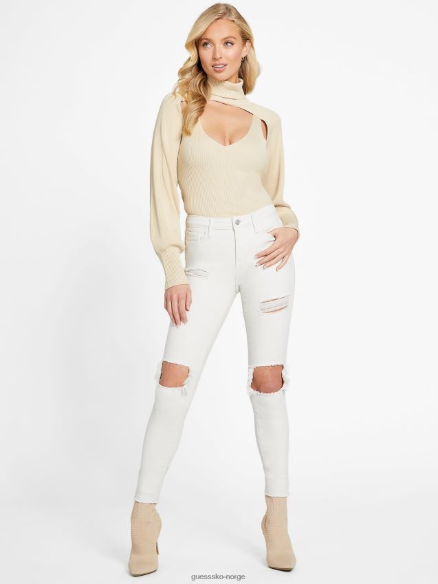 Guess eco effie bolero gensersett perle østers perle østers kvinner F0LJ807026