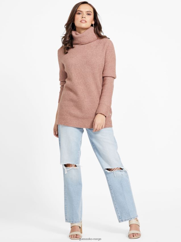 Guess ingefær lang genser stekt kastanje stekt kastanje kvinner F0LJ806911