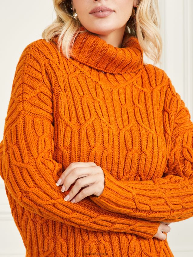 Guess island sunset ellarose genser topp øya solnedgang kvinner F0LJ809268