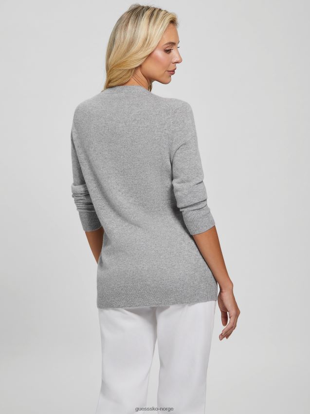 Guess juliette kashmirgenser lys melert grå lys melert grå kvinner F0LJ809529