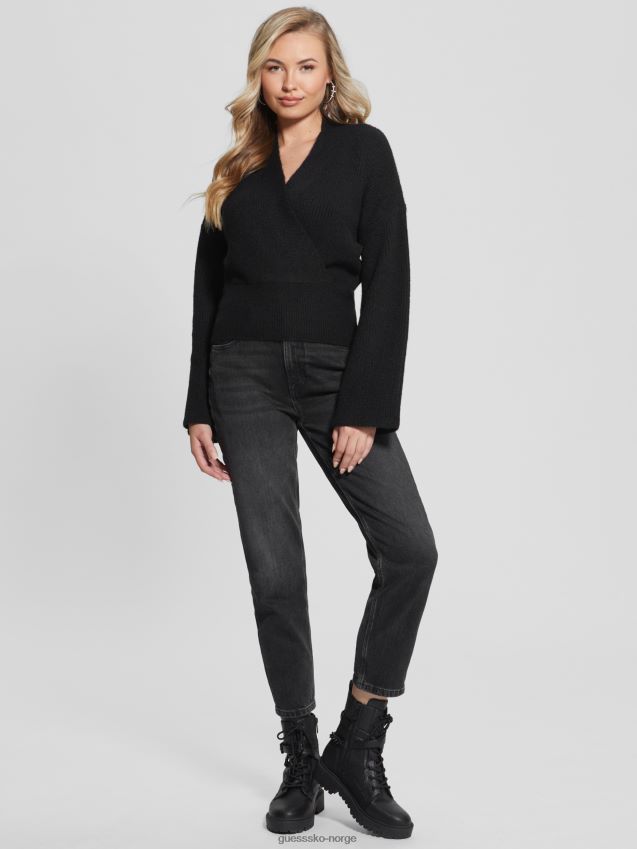 Guess øko nora genser kulsort kulsvart kvinner F0LJ809253