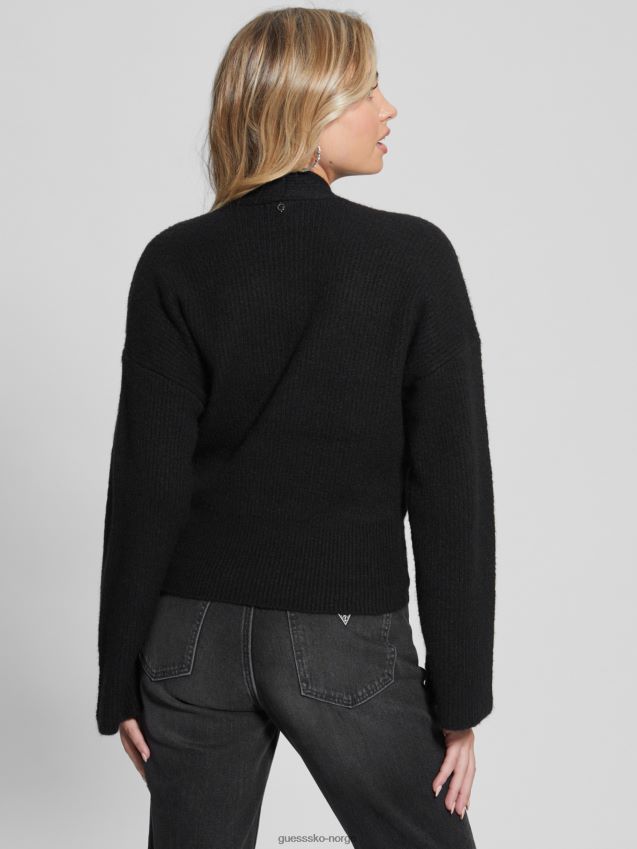 Guess øko nora genser kulsort kulsvart kvinner F0LJ809253