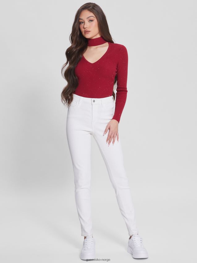 Guess lea cutout paljettgenser fruktjuice rosa multi fruktjuice rosa multi kvinner F0LJ809231