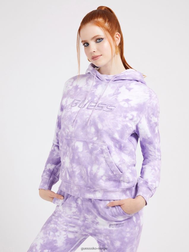 Guess lilla tie-dye genser lilla kvinner F0LJ802566