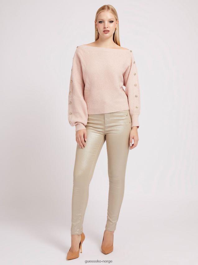 Guess off-shoulder genser rød rød kvinner F0LJ802686