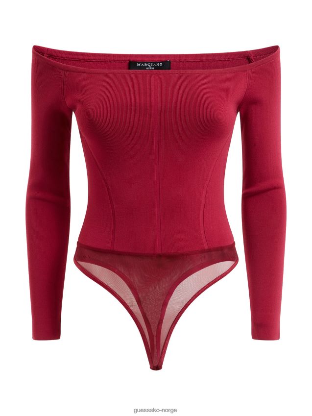 Guess rød marciano genser body rød kvinner F0LJ803451
