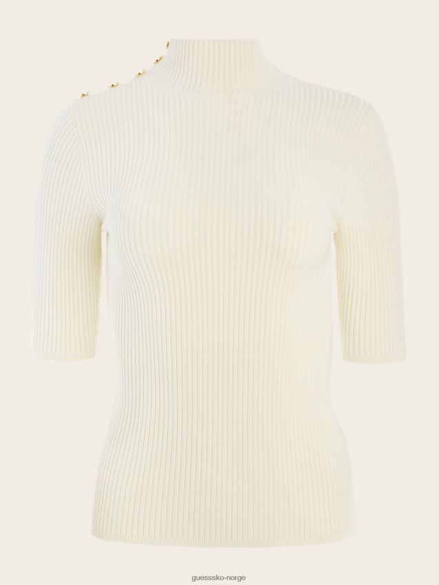 Guess sandy shore eco flora rib-collage genser sandstrand kvinner F0LJ809527