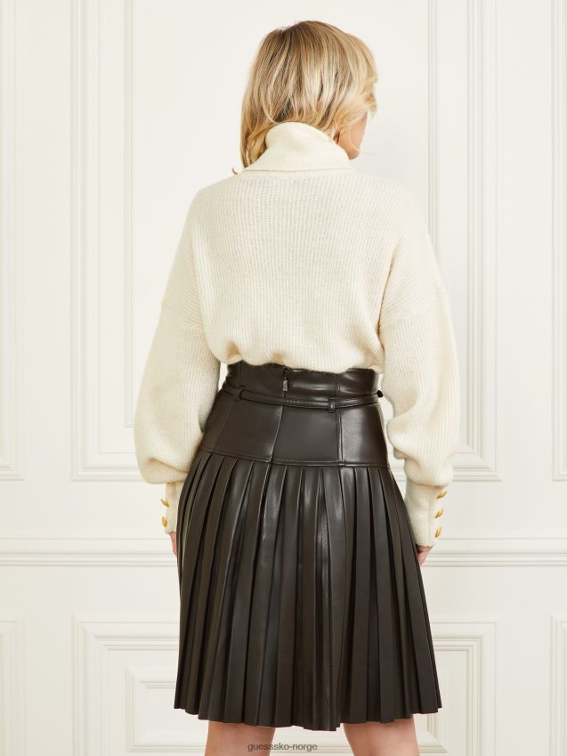 Guess sandy shore elodie genser med høy hals i ullblanding sandstrand kvinner F0LJ809374