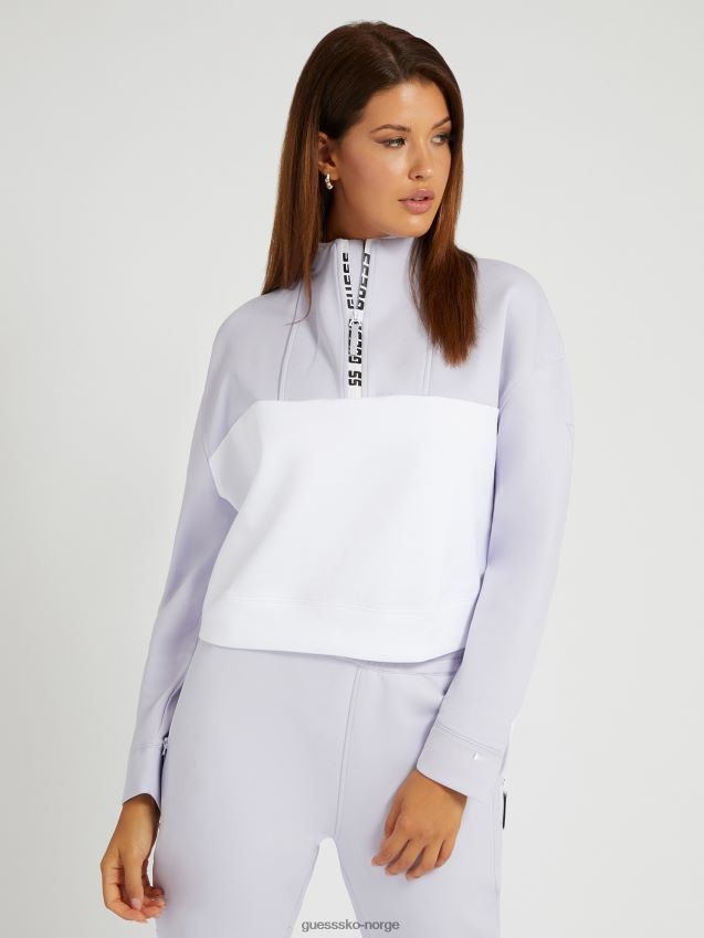 Guess scuba sweatshirt lilla syrin kvinner F0LJ804838