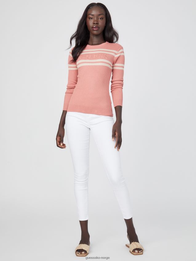 Guess venice logo genser rød glen rød glen kvinner F0LJ806912