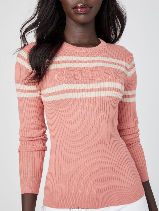 Guess venice logo genser rød glen rød glen kvinner F0LJ806912