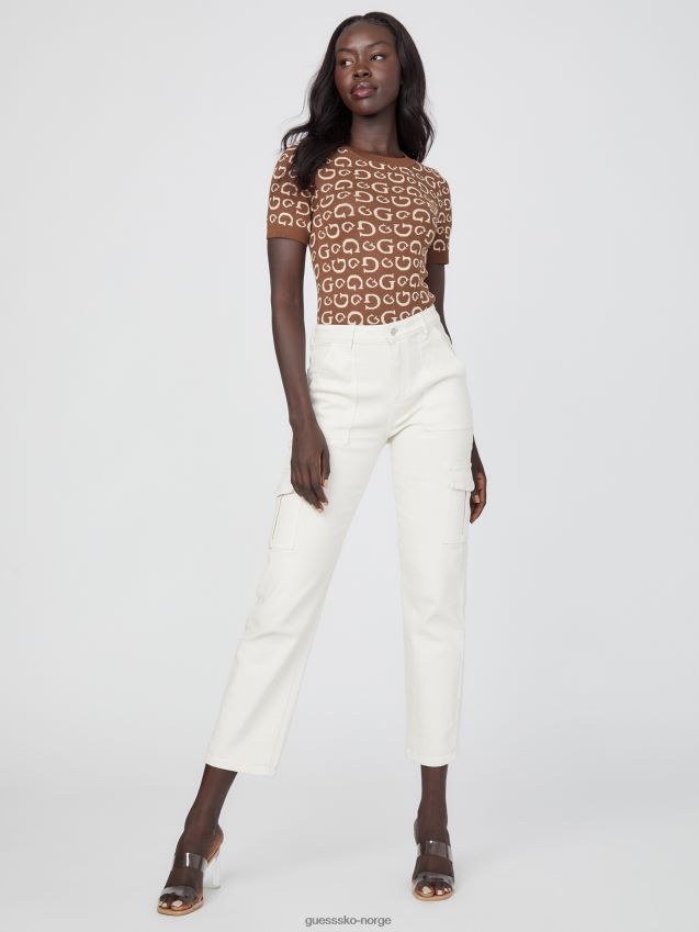 Guess weeping pine multi jalie logo genser topp gråtende furu multi kvinner F0LJ807045