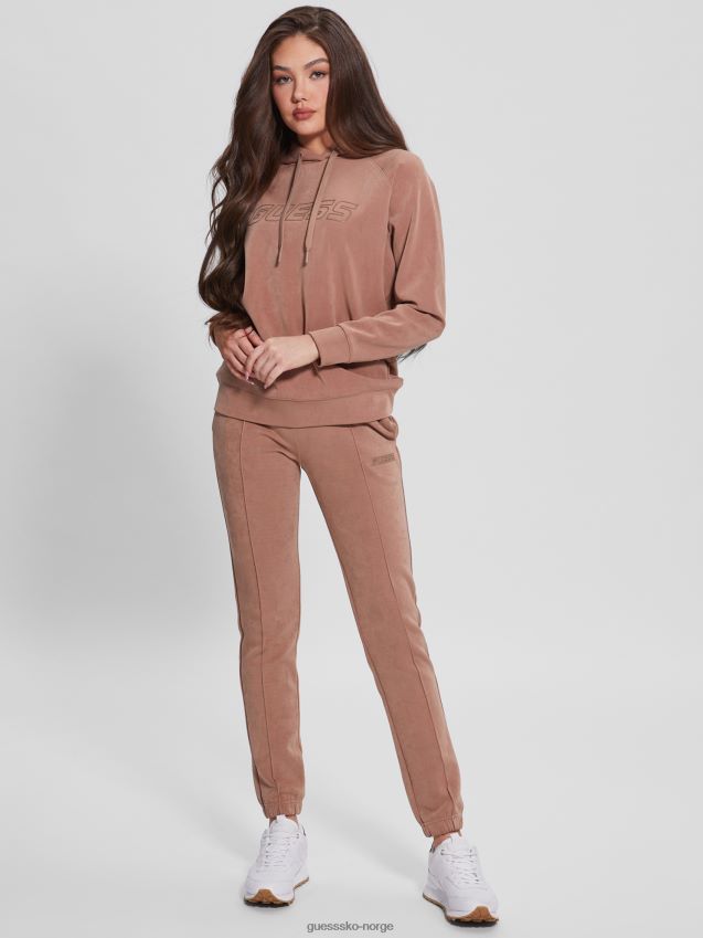 Guess blondie euphemia hettegenser i imitert semsket skinn blondine kvinner F0LJ809380