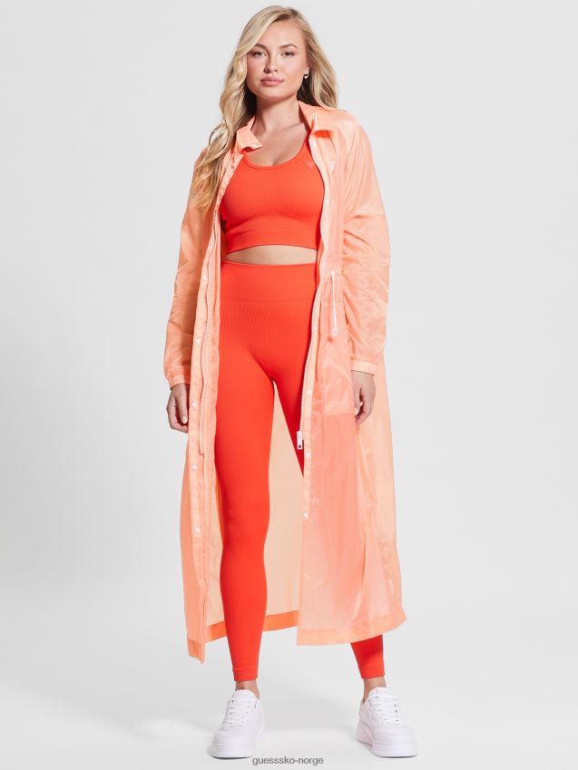 Guess infinite sunset ashlynn longline jakke uendelig solnedgang kvinner F0LJ809821