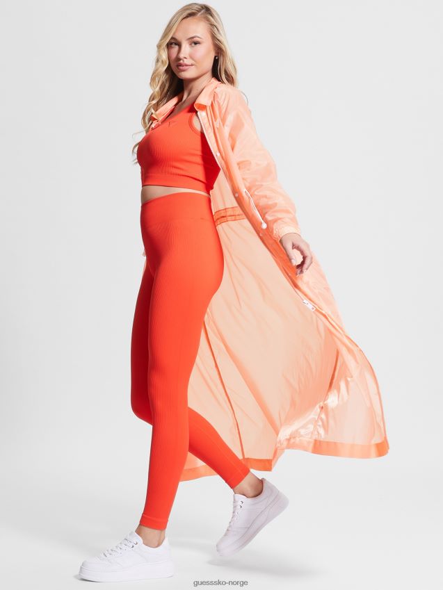 Guess infinite sunset ashlynn longline jakke uendelig solnedgang kvinner F0LJ809821