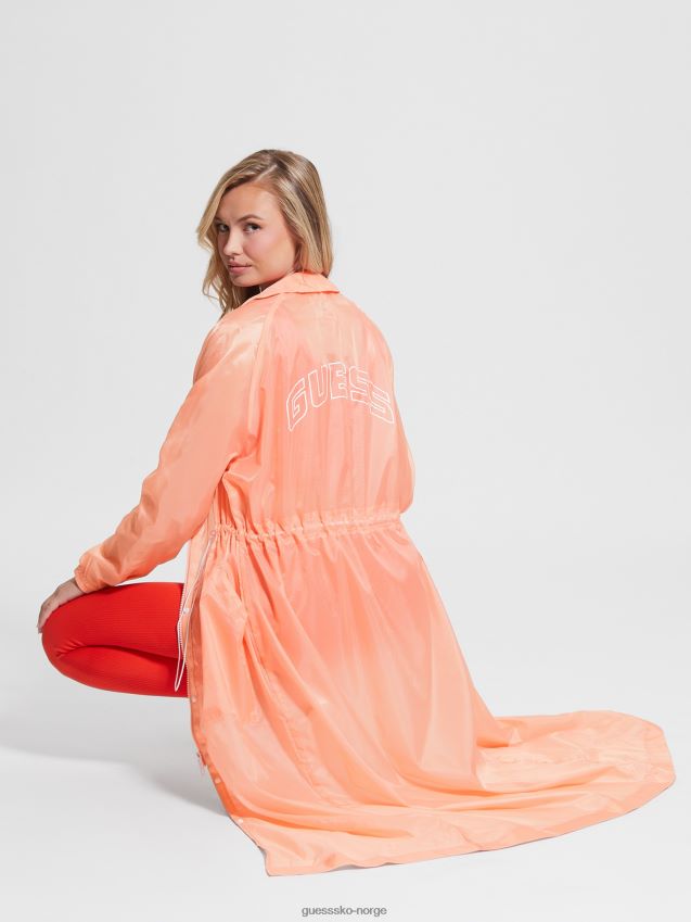Guess infinite sunset ashlynn longline jakke uendelig solnedgang kvinner F0LJ809821