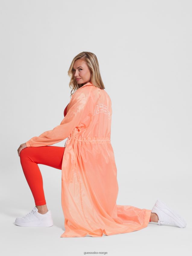 Guess infinite sunset ashlynn longline jakke uendelig solnedgang kvinner F0LJ809821