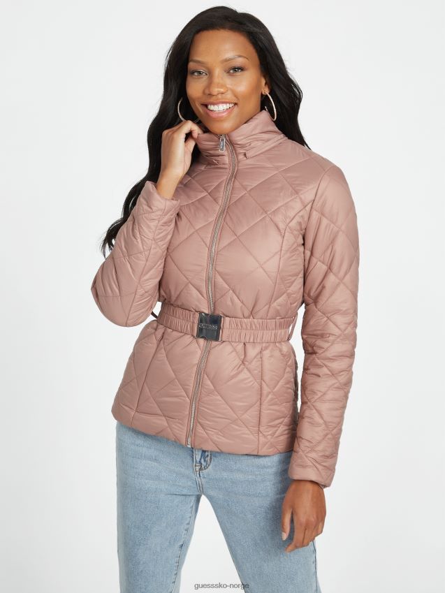 Guess øko zaila pufferjakke stekt kastanje stekt kastanje kvinner F0LJ806908