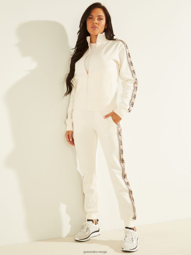 Guess ocean salt øko britney logo tape jakke hav salt kvinner F0LJ809464