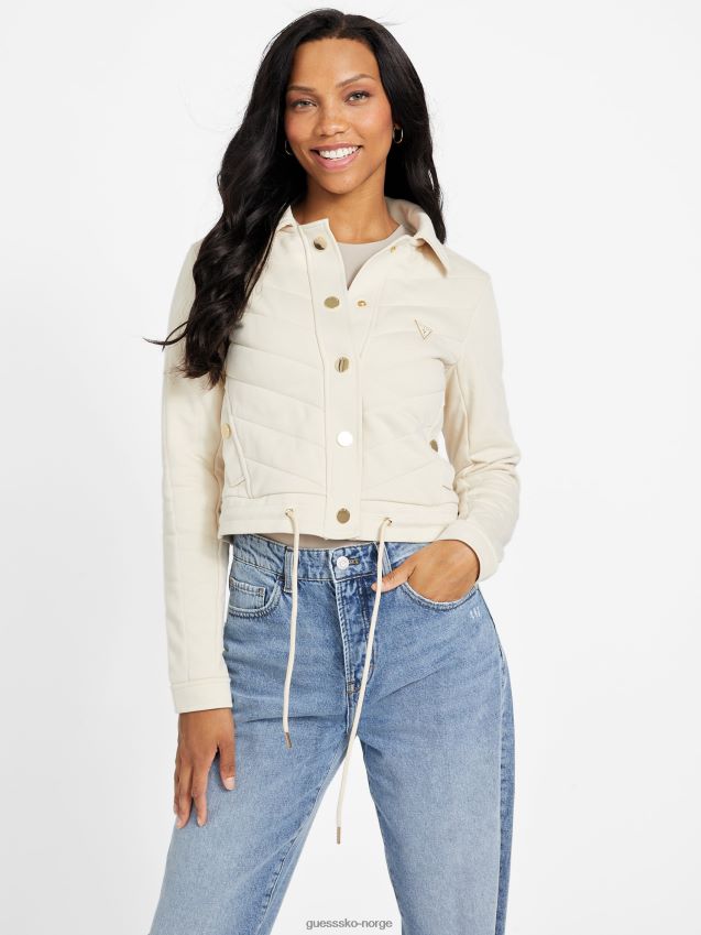 Guess pearl oyster becca vattert jakke perle østers kvinner F0LJ807003