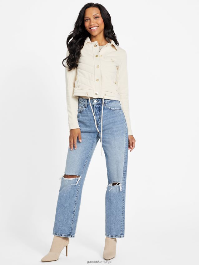 Guess pearl oyster becca vattert jakke perle østers kvinner F0LJ807003