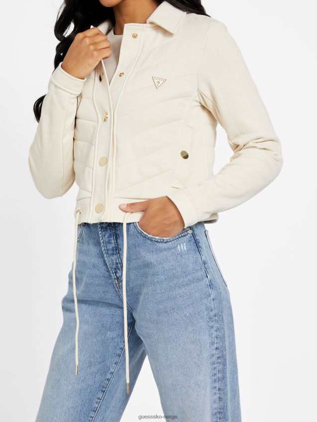 Guess pearl oyster becca vattert jakke perle østers kvinner F0LJ807003