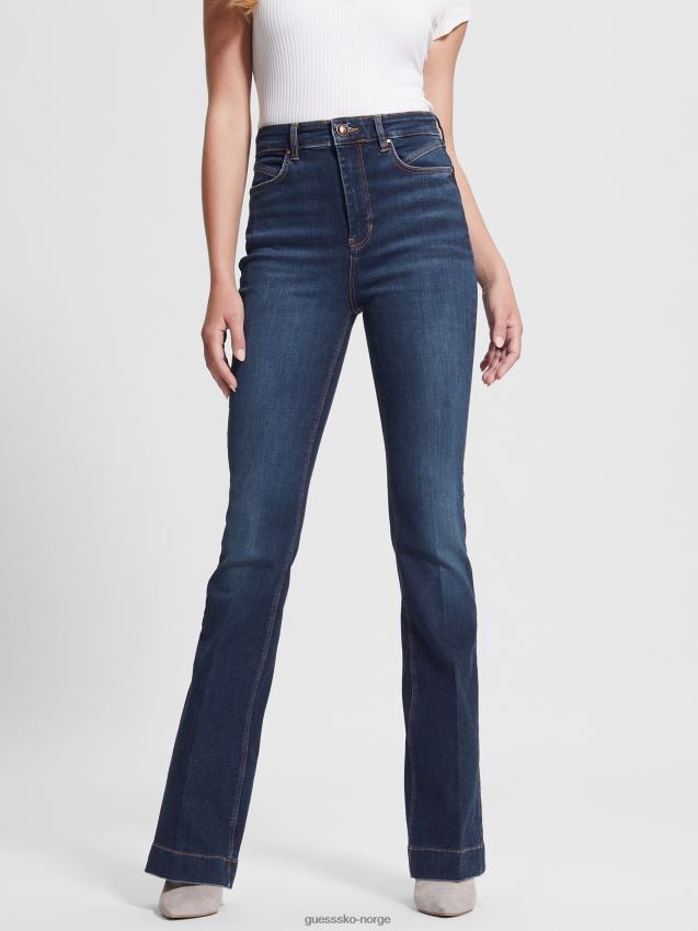 Guess action-øko-pop 70-talls jeans med utsving handlingen kvinner F0LJ809436