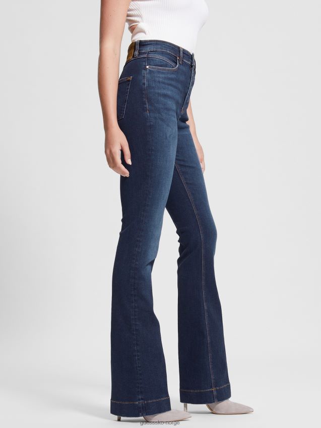 Guess action-øko-pop 70-talls jeans med utsving handlingen kvinner F0LJ809436