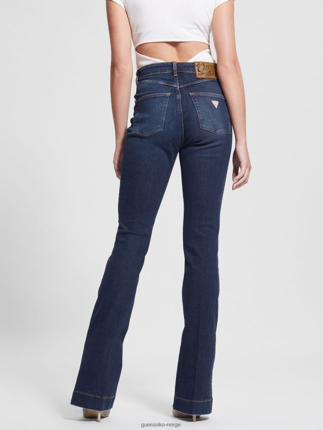 Guess action-øko-pop 70-talls jeans med utsving handlingen kvinner F0LJ809436