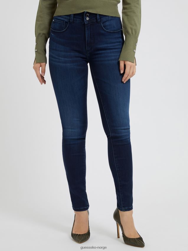 Guess blå skinny fit denim bukse mote blå kvinner F0LJ802691