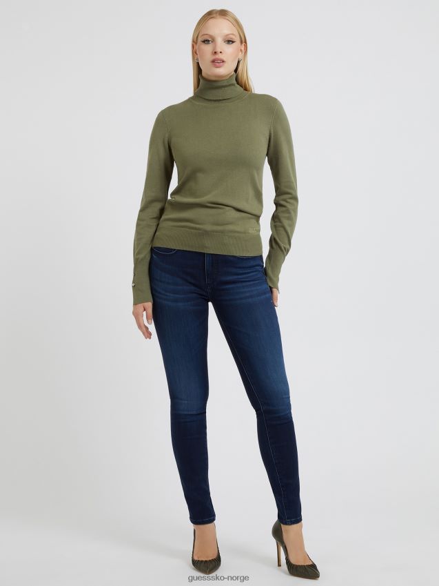 Guess blå skinny fit denim bukse mote blå kvinner F0LJ802691