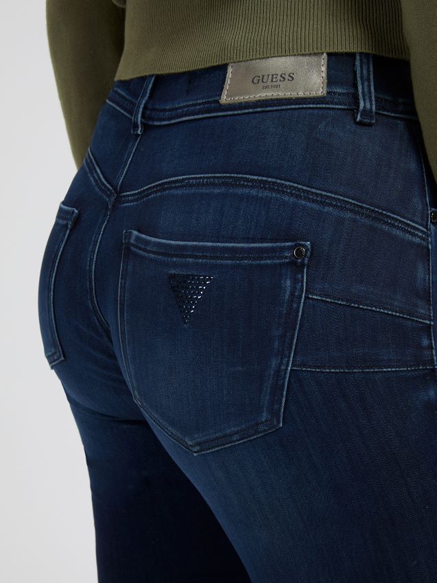 Guess blå skinny fit denim bukse mote blå kvinner F0LJ802691
