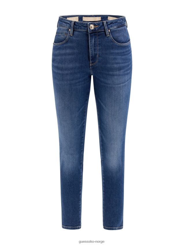 Guess blå skinny fit denim bukse motetrend blå kvinner F0LJ802762
