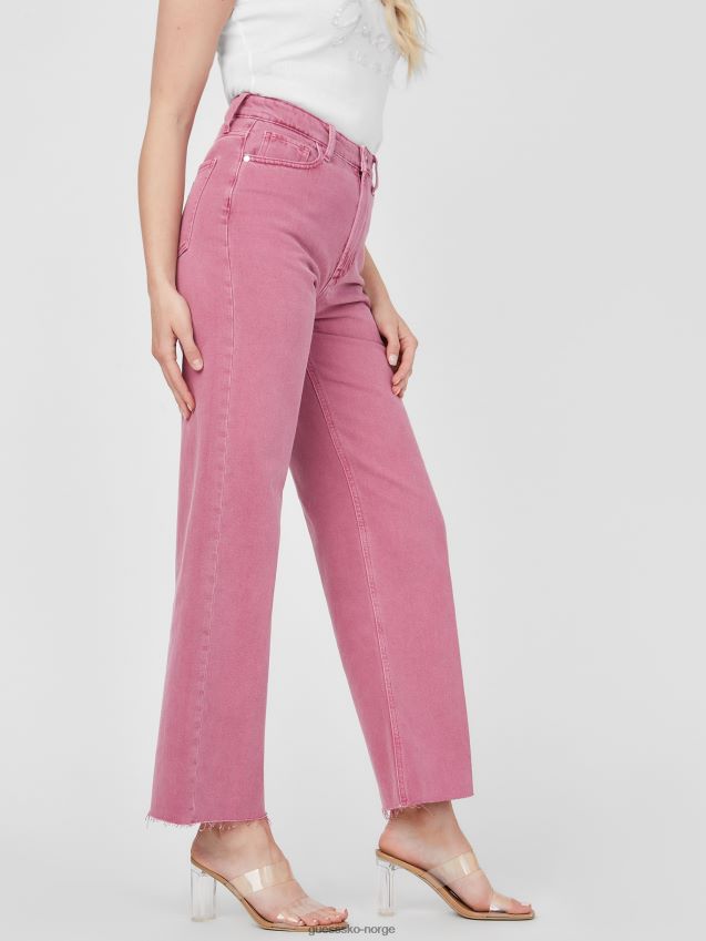 Guess darah ultra high-rise denim jeans anemone blomst anemone blomstrer kvinner F0LJ806948