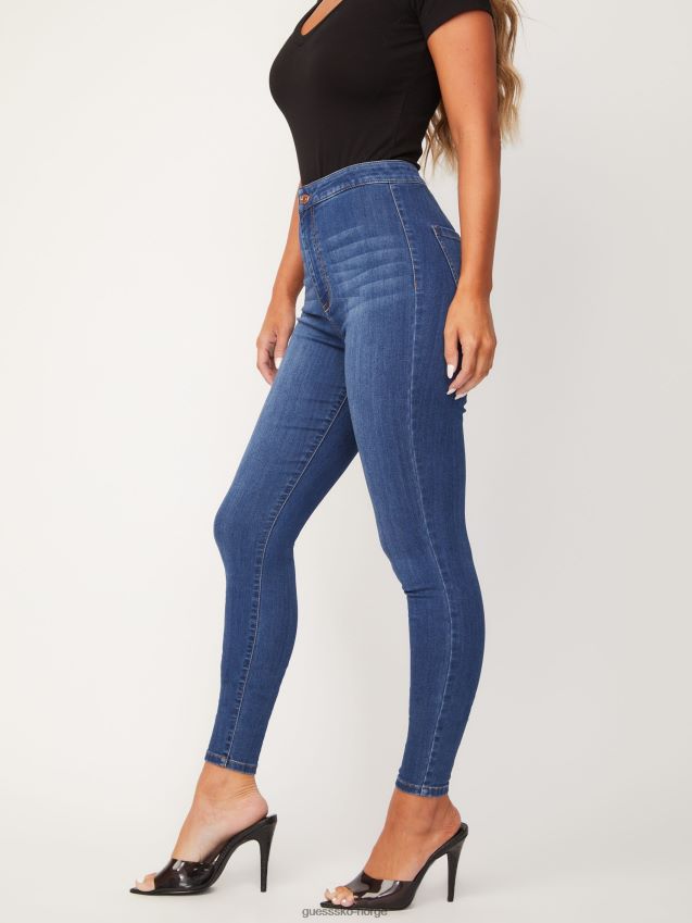 Guess eco nova ultra high-rise curvy jeans medium vask middels vask kvinner F0LJ806821