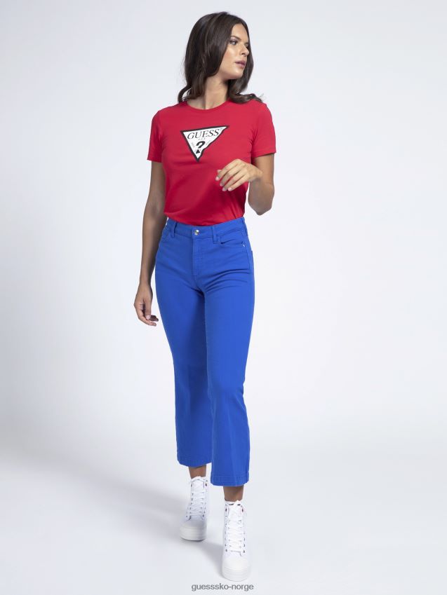 Guess elektrisk blå passform og flare jeans elektrisk blå kvinner F0LJ806494