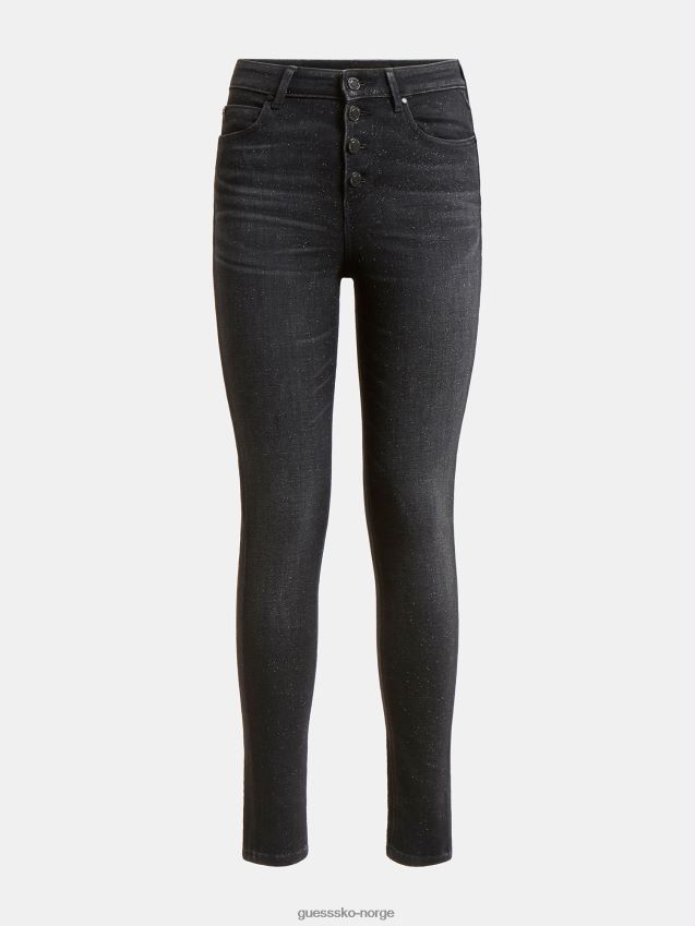 Guess grå push up denimbukse med skinny fit grå kvinner F0LJ806235