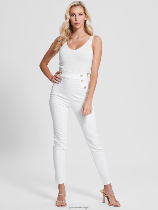 Guess gwenny skinny jeans papir måne papirmåne kvinner F0LJ809271