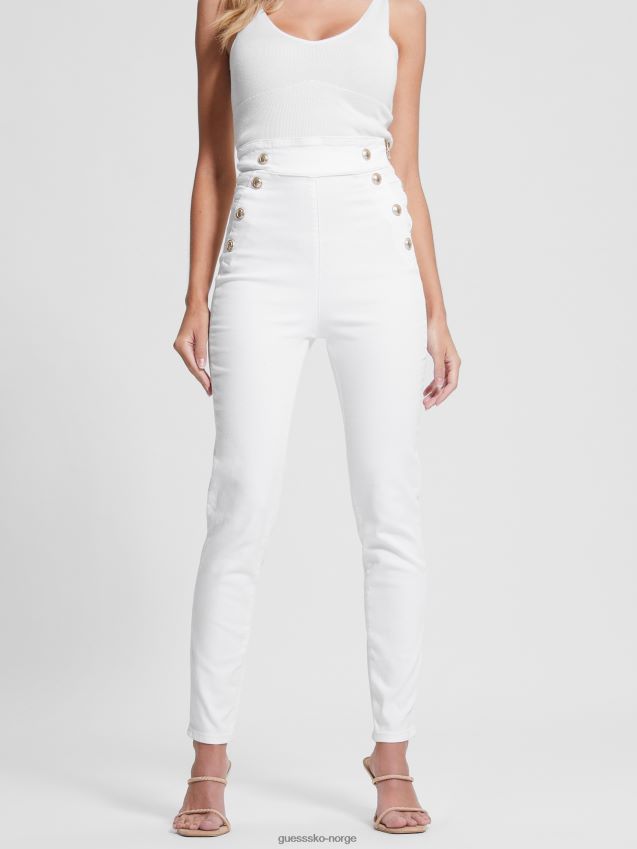 Guess gwenny skinny jeans papir måne papirmåne kvinner F0LJ809271