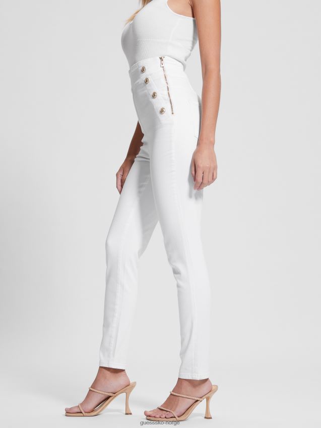 Guess gwenny skinny jeans papir måne papirmåne kvinner F0LJ809271