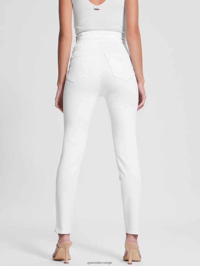 Guess gwenny skinny jeans papir måne papirmåne kvinner F0LJ809271