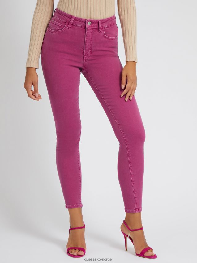 Guess lilla skinny fit denimbukse lilla kvinner F0LJ802976