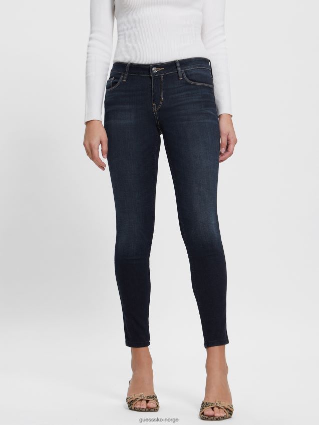 Guess low-rise power skinny jeans kent vask kent vask kvinner F0LJ809151