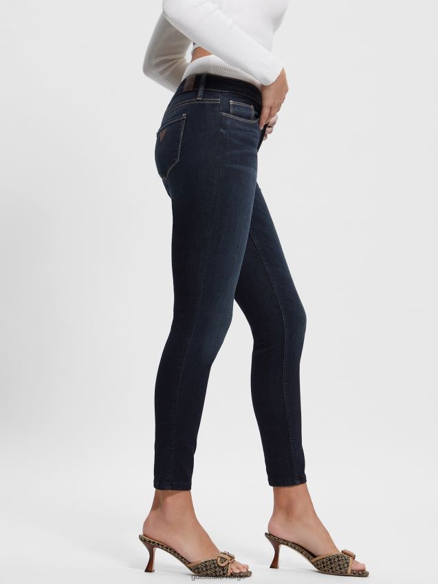 Guess low-rise power skinny jeans kent vask kent vask kvinner F0LJ809151